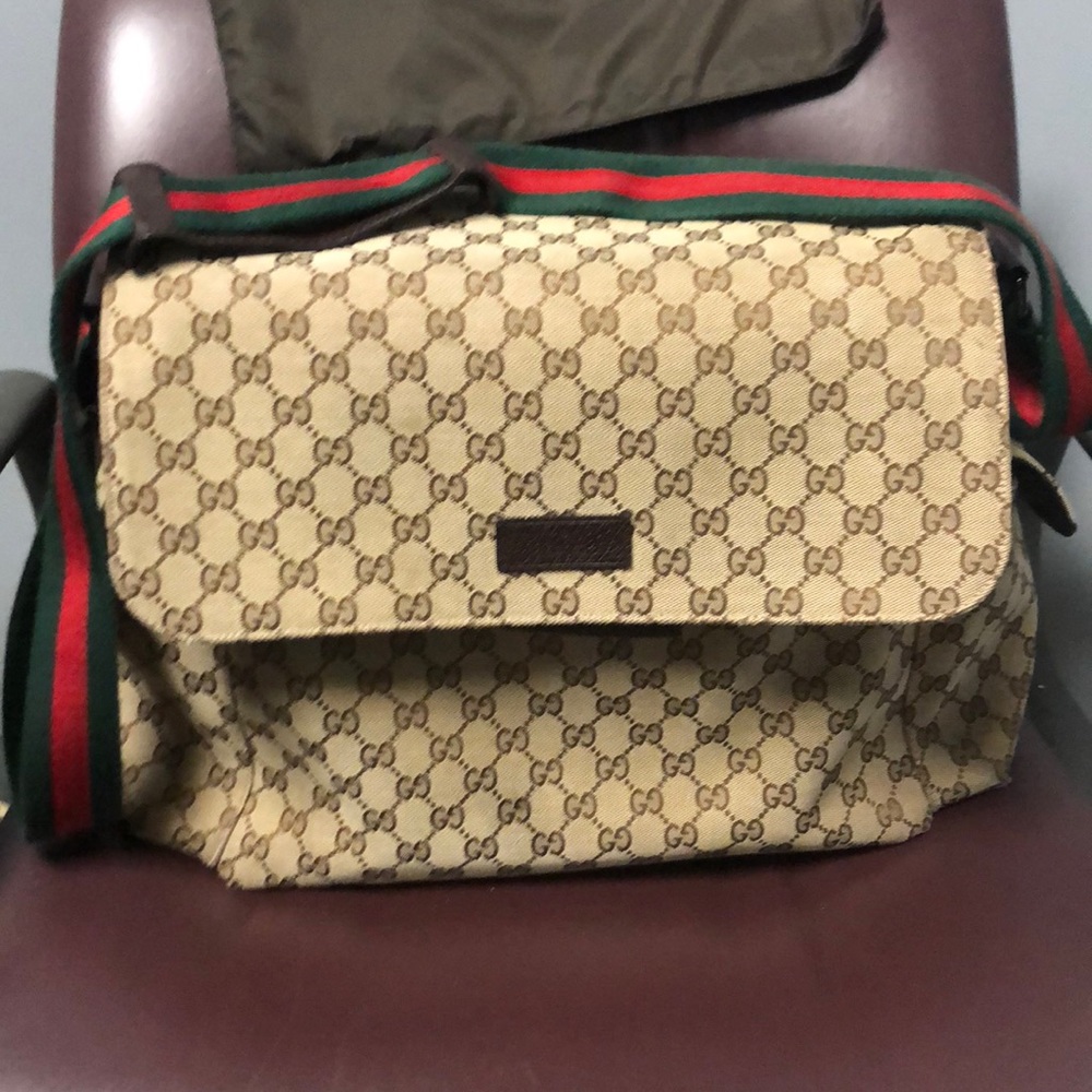 Gucci diaper bag